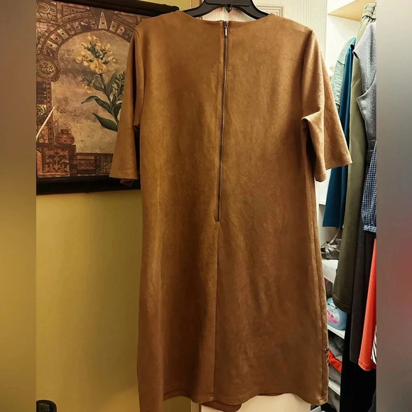 Spense Faux Suede Dress - Picture 5 of 5